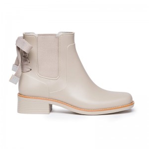 Women Bernardo Briton Slip On Rain Chelsea Boots White | FSI4076CF