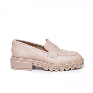 Women Bernardo Chandler Lug-Sole Loafers Pink | ETK4889EV