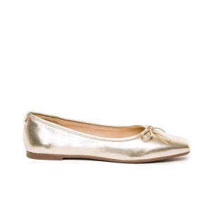 Women Bernardo Gwynn Ballet Flats Gold | YFC6649NF