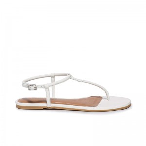 Women Bernardo Haven Thong Flat Sandals White | BDY9113BG