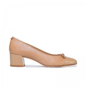 Women Bernardo Marisol Ballerina Pumps Brown | TNJ9821UL