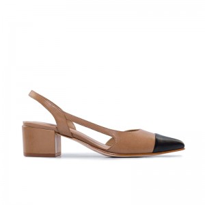 Women Bernardo Monroe Pumps Brown Black | NOG2628IX