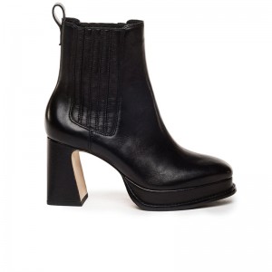 Women Bernardo Nicola Platform Boots Black | GJG1585OC