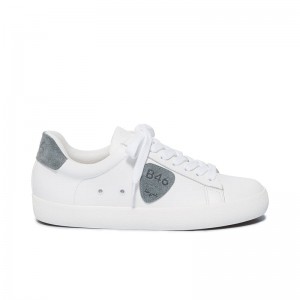 Women Bernardo Tatum Sneakers White Blue | SAS6185PR