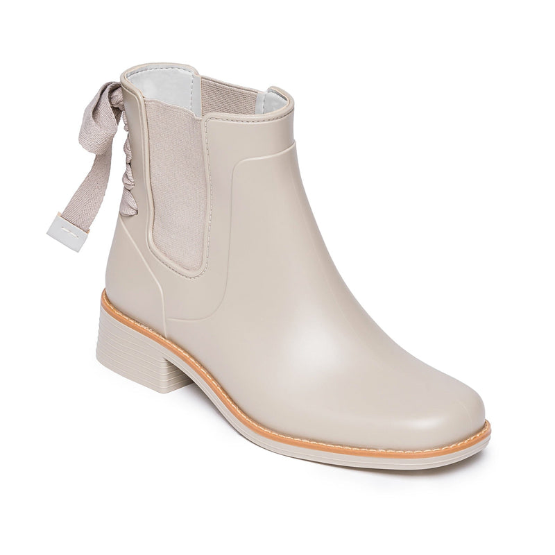 Women Bernardo Briton Slip On Rain Chelsea Boots White | FSI4076CF