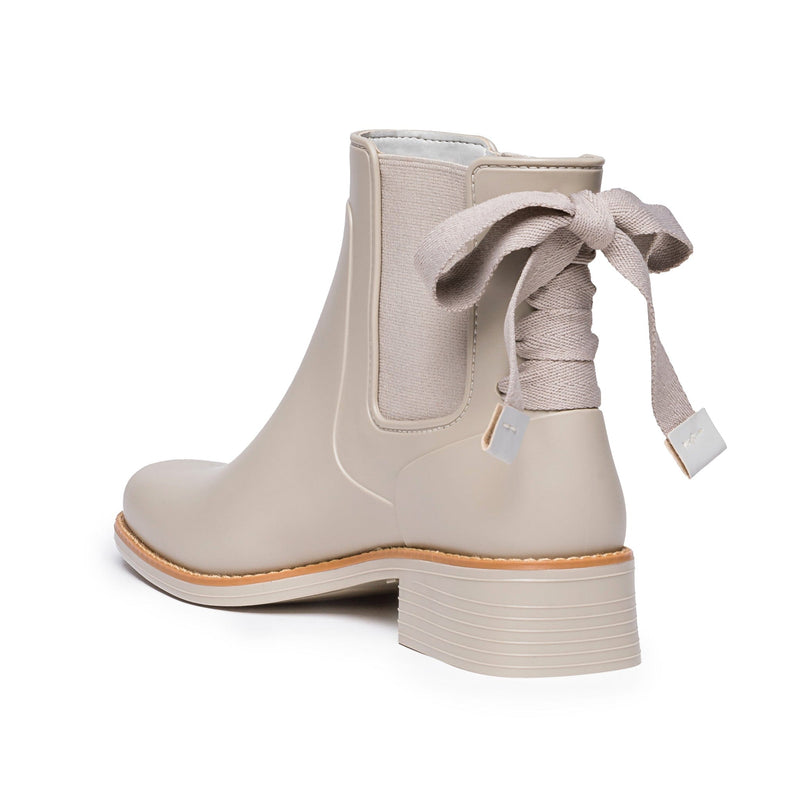 Women Bernardo Briton Slip On Rain Chelsea Boots White | FSI4076CF