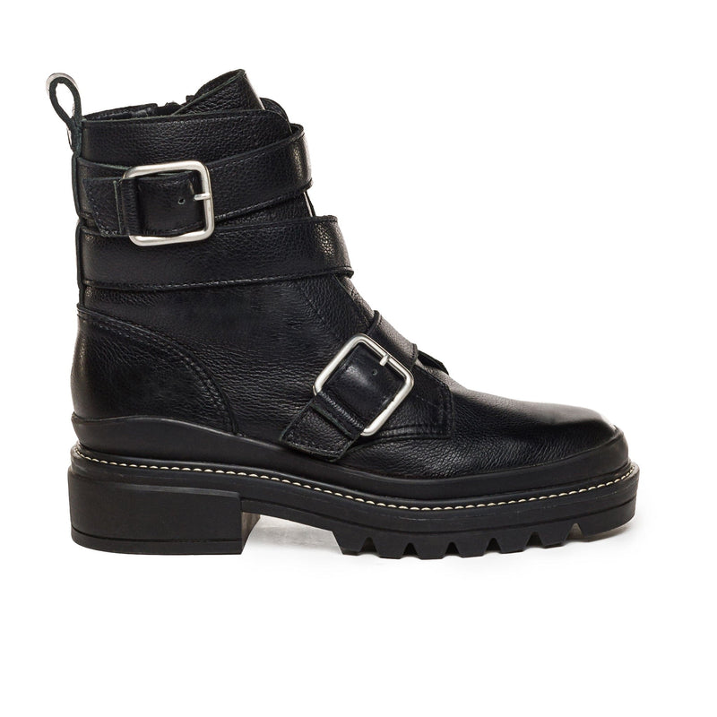 Women Bernardo Durban Moto Ankle Boots Black | KFN7582YF