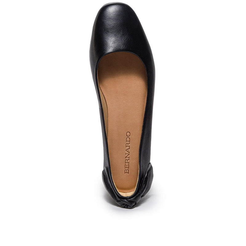 Women Bernardo Eloisa Bow Ballet Flats Black | HYA2779DL