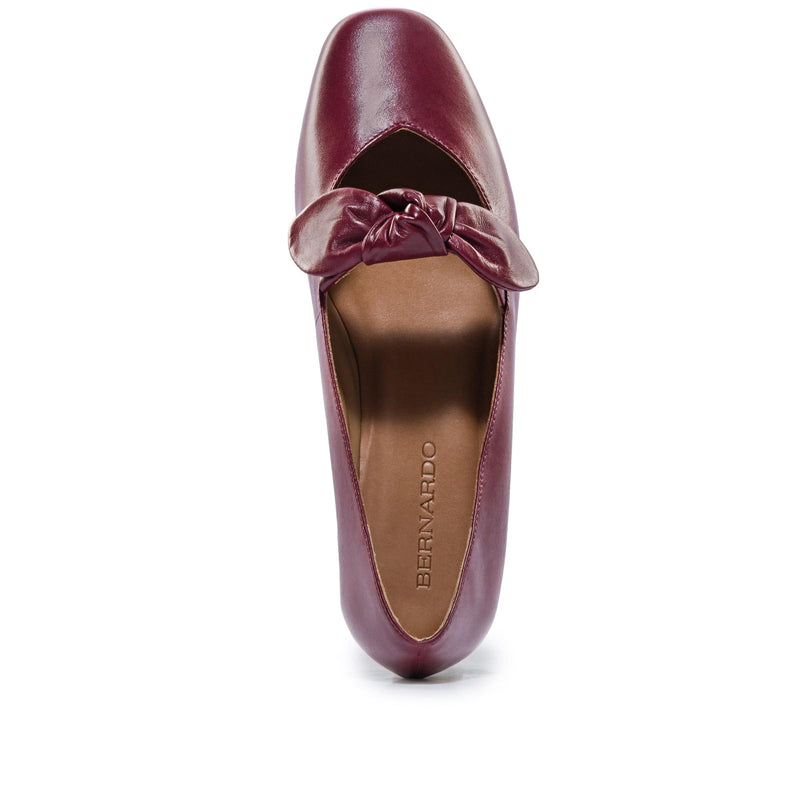 Women Bernardo Emersyn Ballet Flats Dark Red | YGP818TY