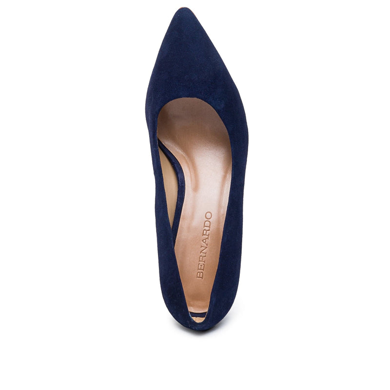 Women Bernardo Faryn Pointed-Toe Pumps Dark Navy | UPL917DZ