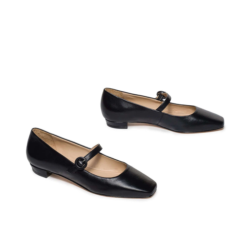 Women Bernardo Gabriela Mary Jane Ballet Flats Black | ABY3192IH