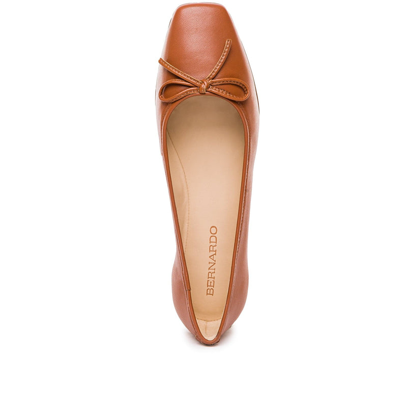 Women Bernardo Gwynn Ballet Flats Dark Brown | TBR5013YD