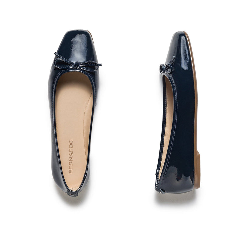 Women Bernardo Gwynn Ballet Flats Navy | TBU1010OZ