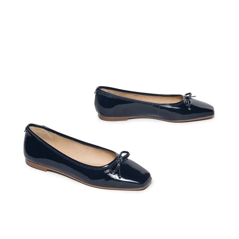 Women Bernardo Gwynn Ballet Flats Navy | TBU1010OZ