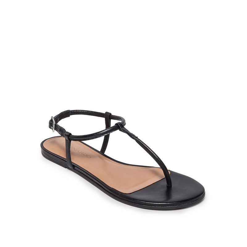 Women Bernardo Haven Thong Flat Sandals Black | LJT9634XB