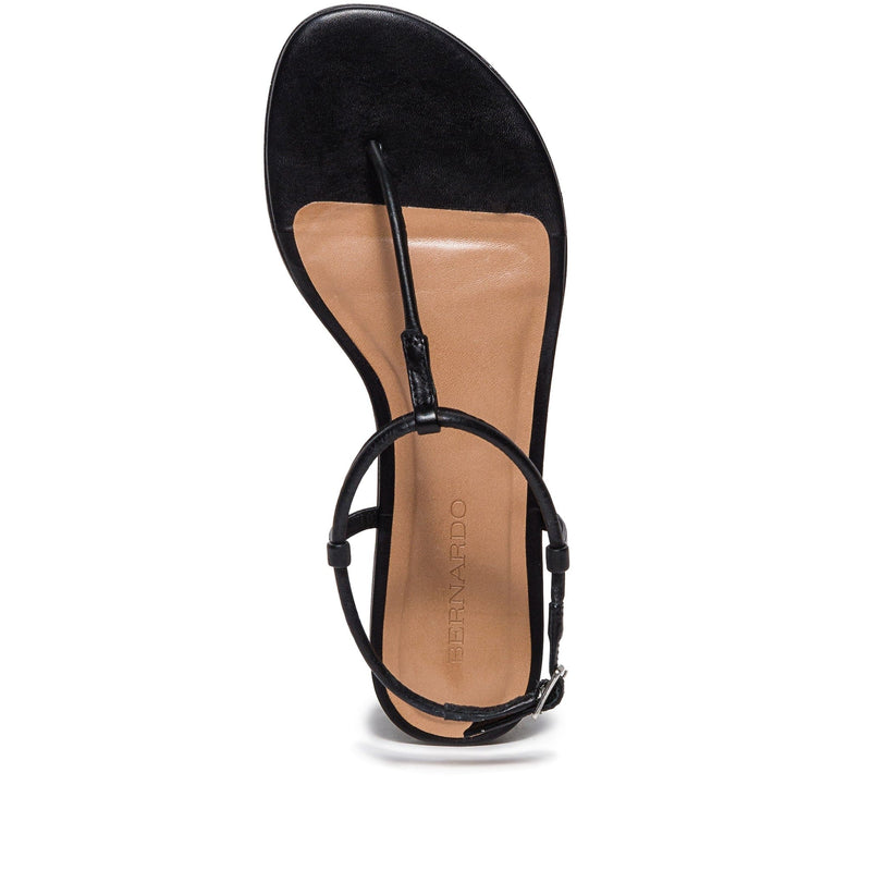 Women Bernardo Haven Thong Flat Sandals Black | LJT9634XB