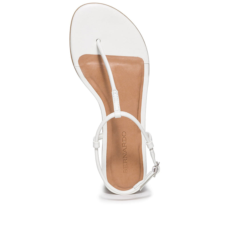 Women Bernardo Haven Thong Flat Sandals White | BDY9113BG