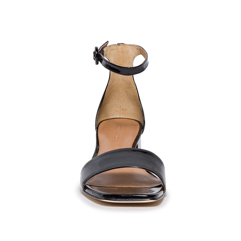 Women Bernardo Jalena Low Heels Sandals Black | ECS912IE