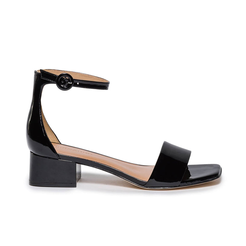 Women Bernardo Jalena Low Heels Sandals Black | ECS912IE