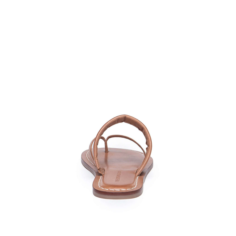 Women Bernardo Leia Thong Flat Sandals Brown | YOS4032IN