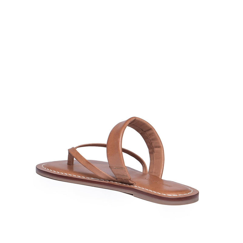 Women Bernardo Leia Thong Flat Sandals Brown | YOS4032IN