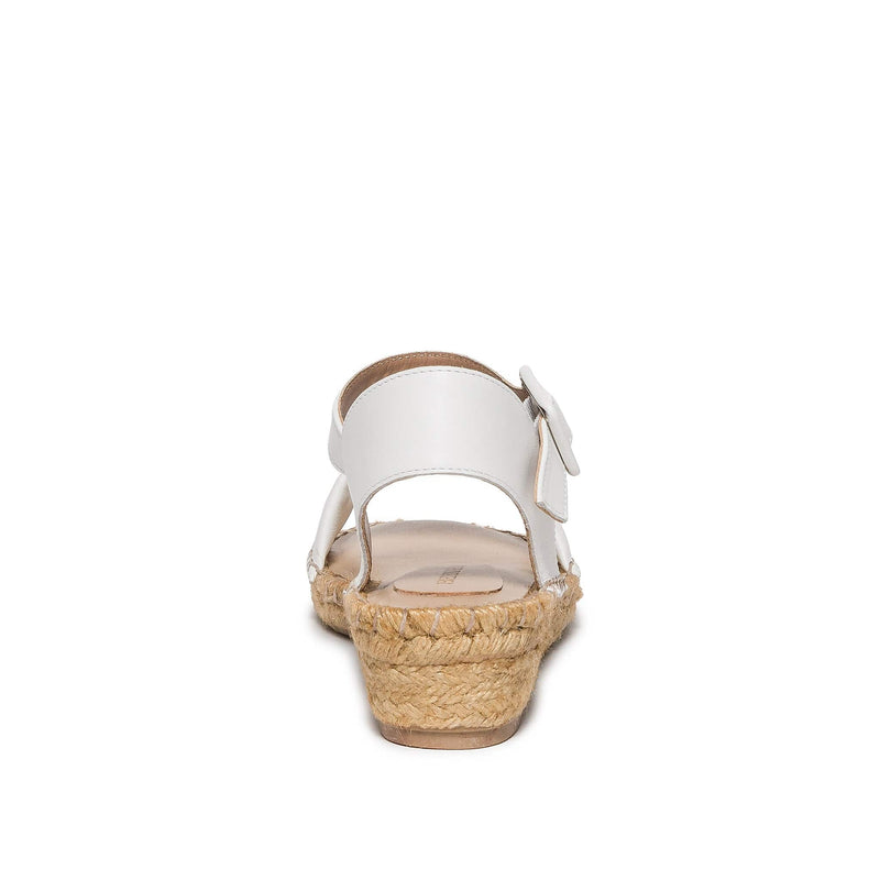 Women Bernardo Madrid Espadrille Wedge Sandals White | VGA648LL