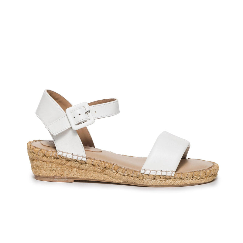 Women Bernardo Madrid Espadrille Wedge Sandals White | VGA648LL