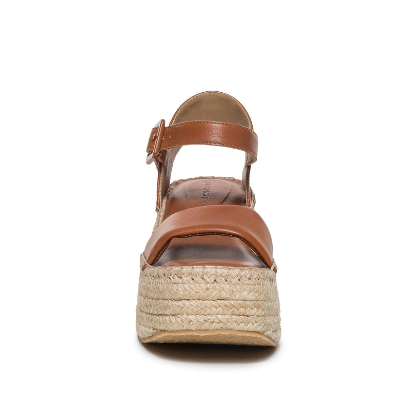 Women Bernardo Mallorca Espadrille Platform Sandals Dark Brown | YDX7876SW