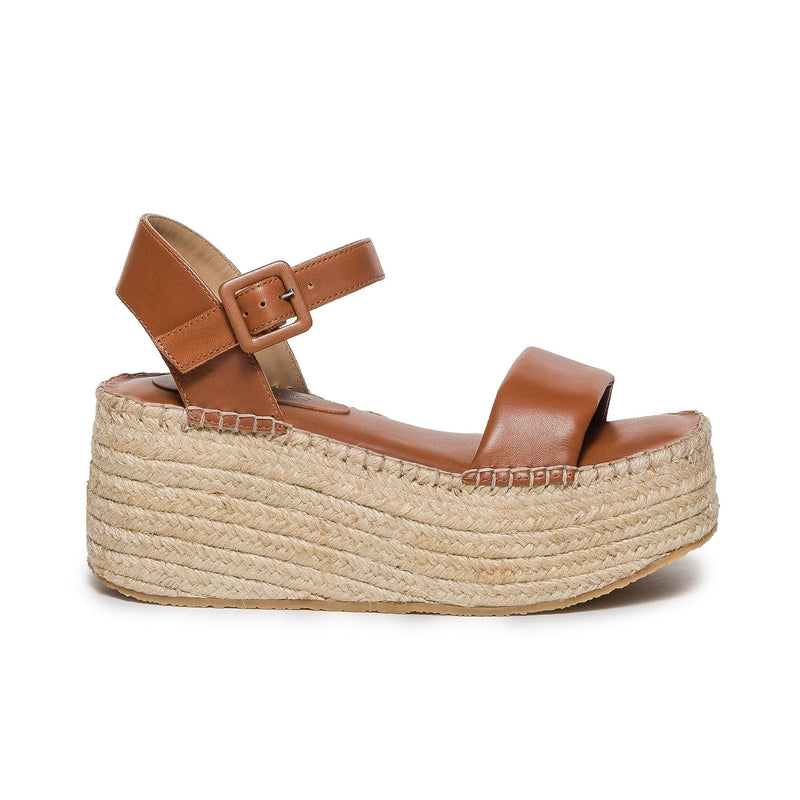 Women Bernardo Mallorca Espadrille Platform Sandals Dark Brown | YDX7876SW