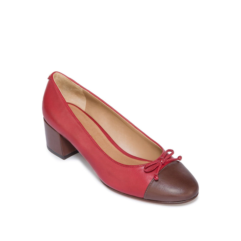 Women Bernardo Marisol Ballerina Pumps Dark Red Chocolate | HEH8473TP