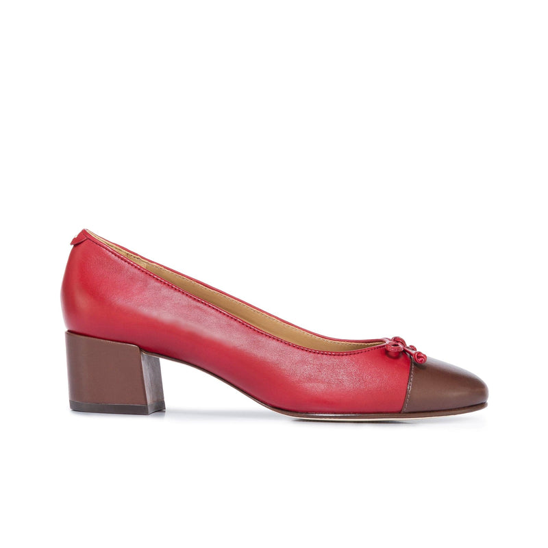 Women Bernardo Marisol Ballerina Pumps Dark Red Chocolate | HEH8473TP