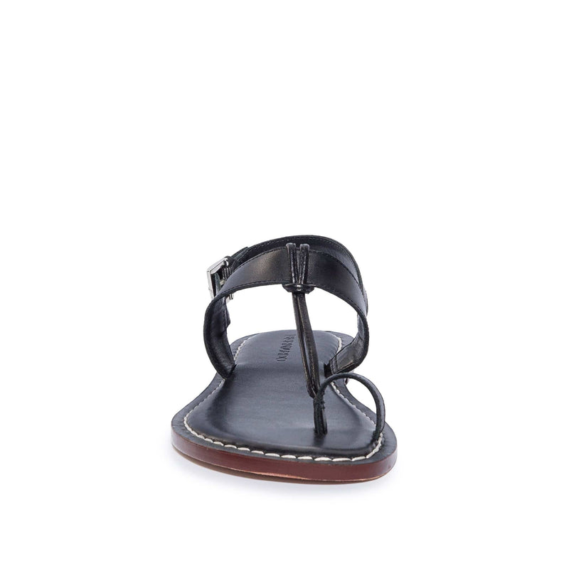 Women Bernardo Maverick 2 Toe Ring Flat Sandals Black | UWV6179PP