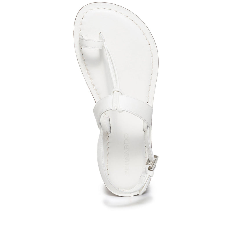 Women Bernardo Maverick 2 Toe Ring Flat Sandals White | VEH1869QG