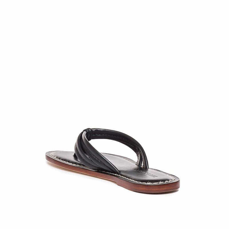 Women Bernardo Miami Thong Slide Sandals Black | WLE8951SD