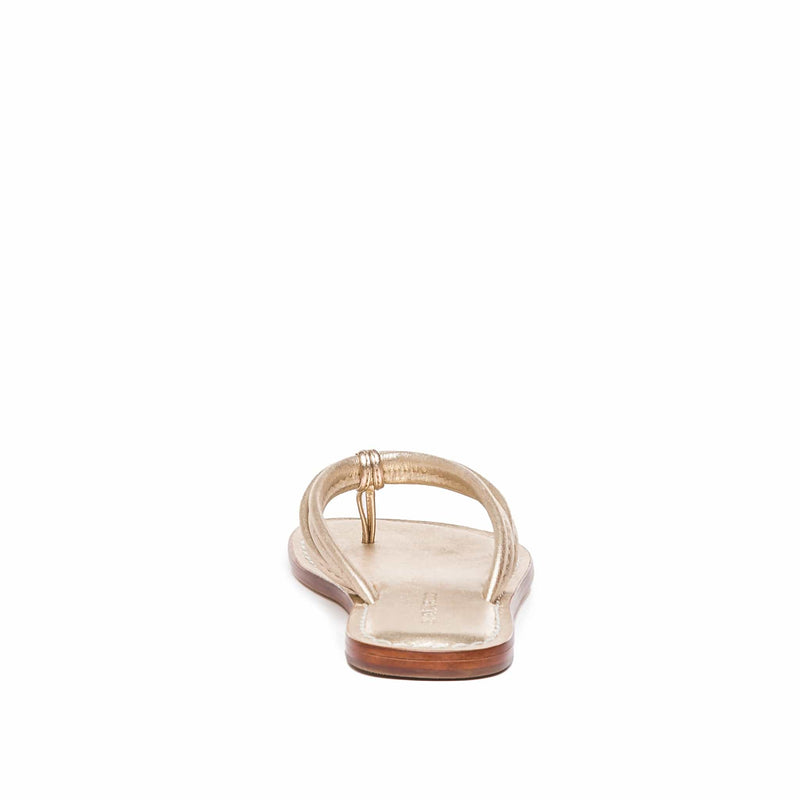 Women Bernardo Miami Thong Slide Sandals Gold | CRO6035PY