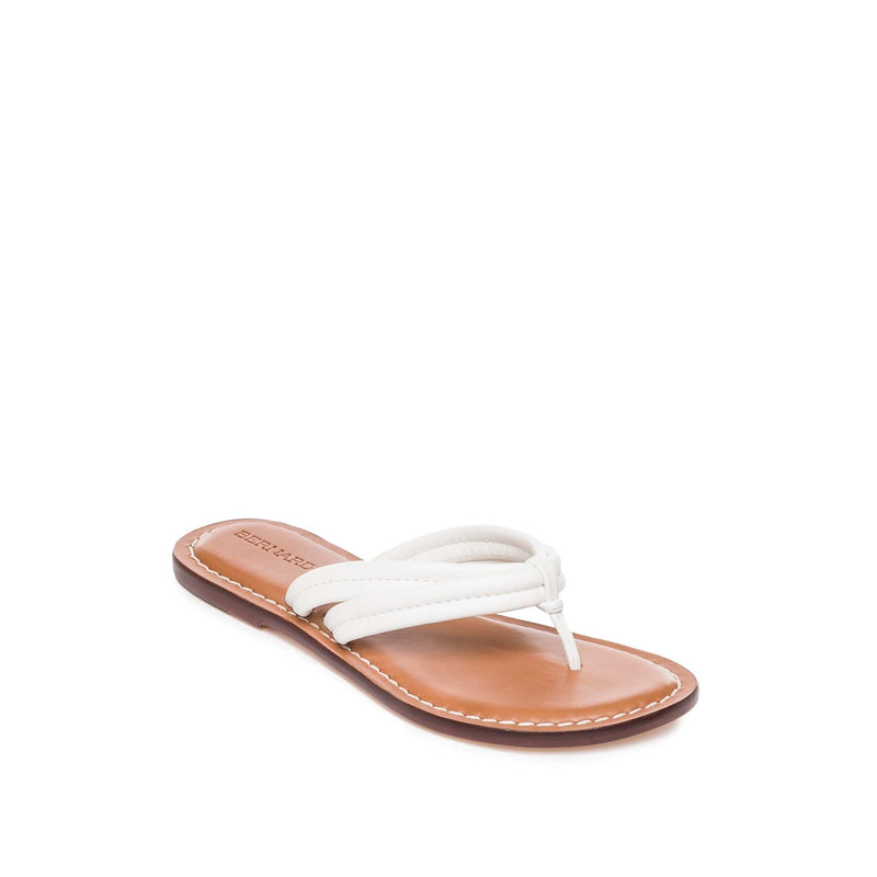 Women Bernardo Miami Thong Slide Sandals White | FEA1365QB