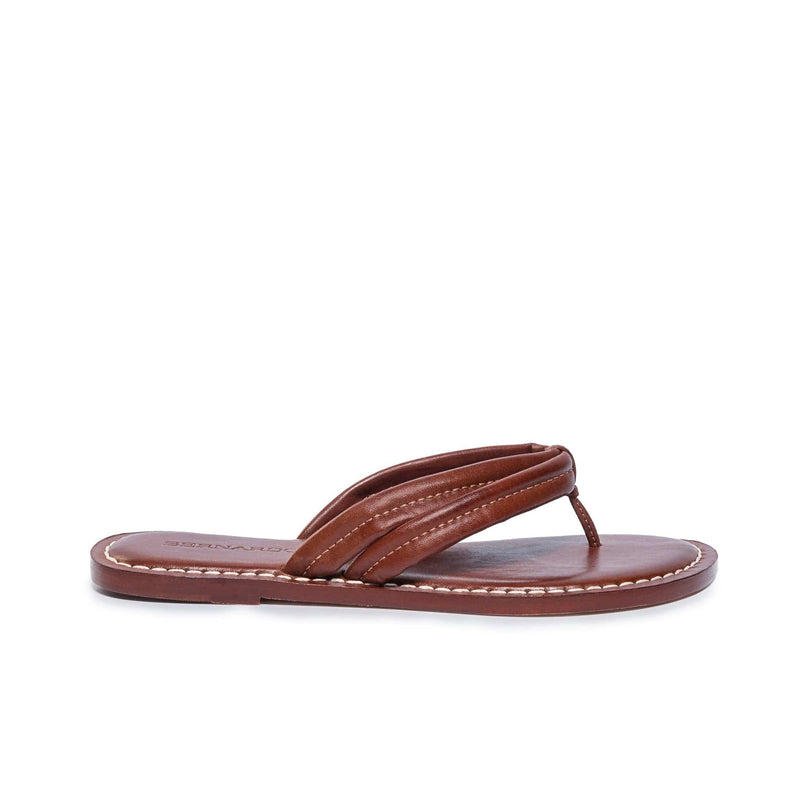 Women Bernardo Miami Thong Slide Sandals Chocolate | HZH2515KQ