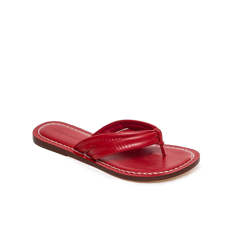 Women Bernardo Miami Thong Slide Sandals Red | WEM8541IJ