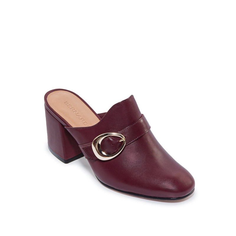 Women Bernardo Natasia Mules Dark Red | LNN638JU