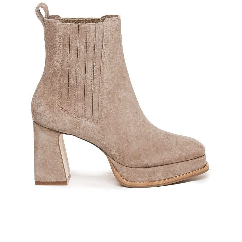 Women Bernardo Nicola Platform Boots Beige | VIC552FQ