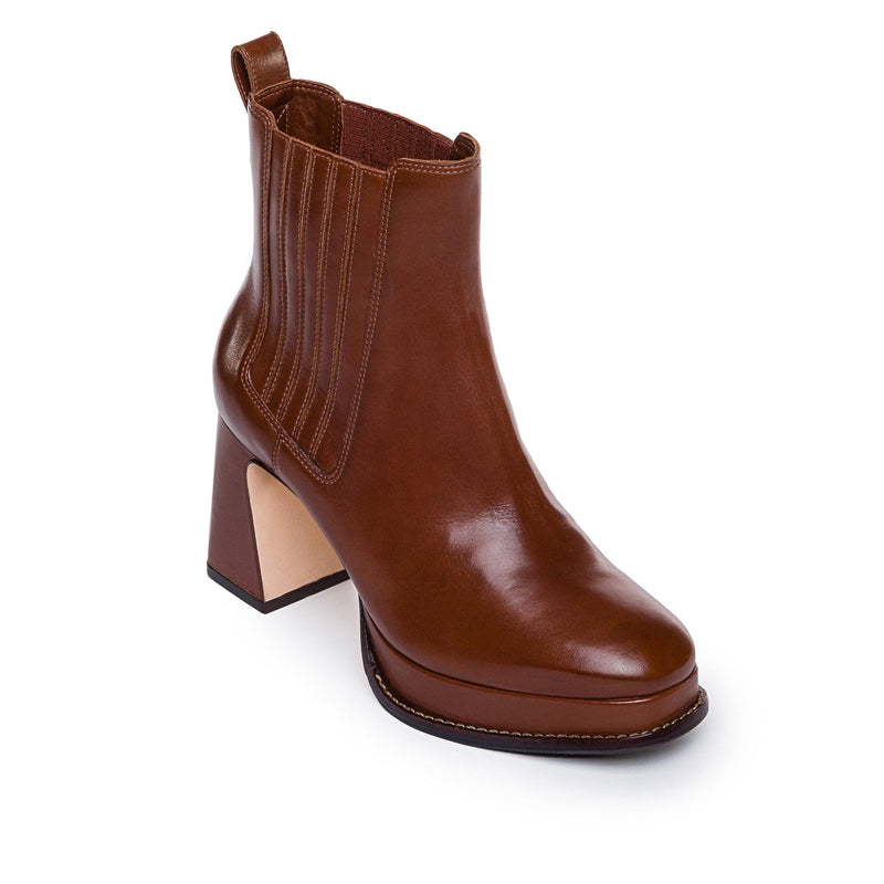 Women Bernardo Nicola Platform Boots Chocolate | ORY6035UP