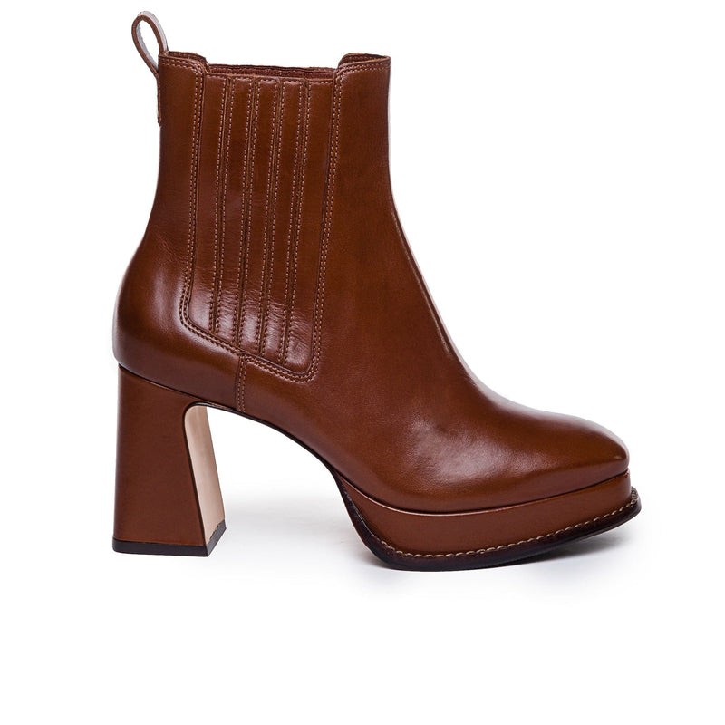 Women Bernardo Nicola Platform Boots Chocolate | ORY6035UP