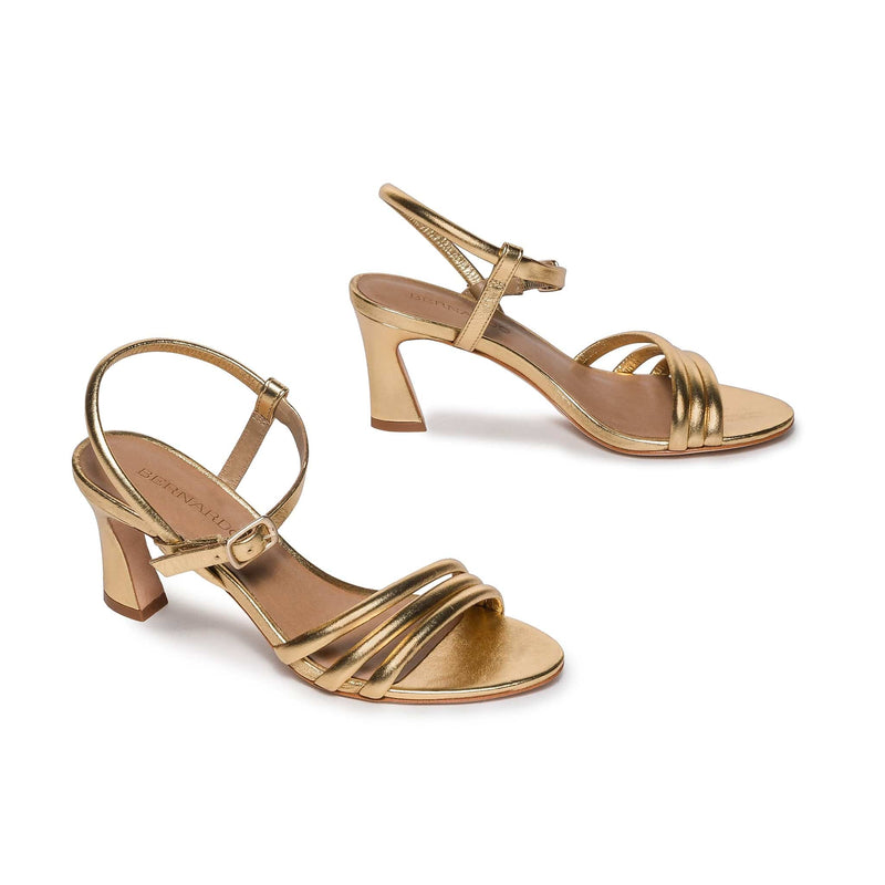 Women Bernardo Noor Heels Sandals Gold | IFQ1277LP