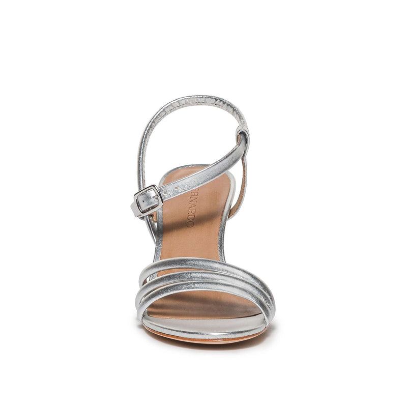 Women Bernardo Noor Heels Sandals Silver | AWB8330VQ