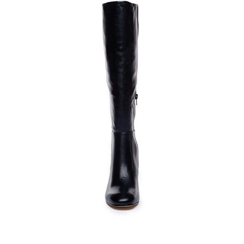 Women Bernardo Norma Knee-high Boots Black | SNL7934SO