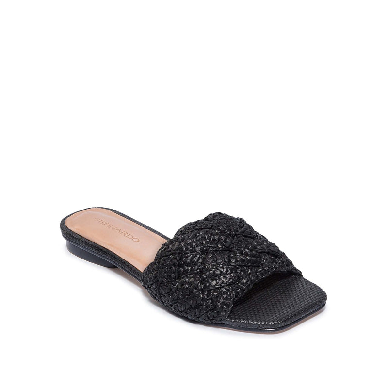 Women Bernardo Pixie Flat Sandals Black | YGY9624FU