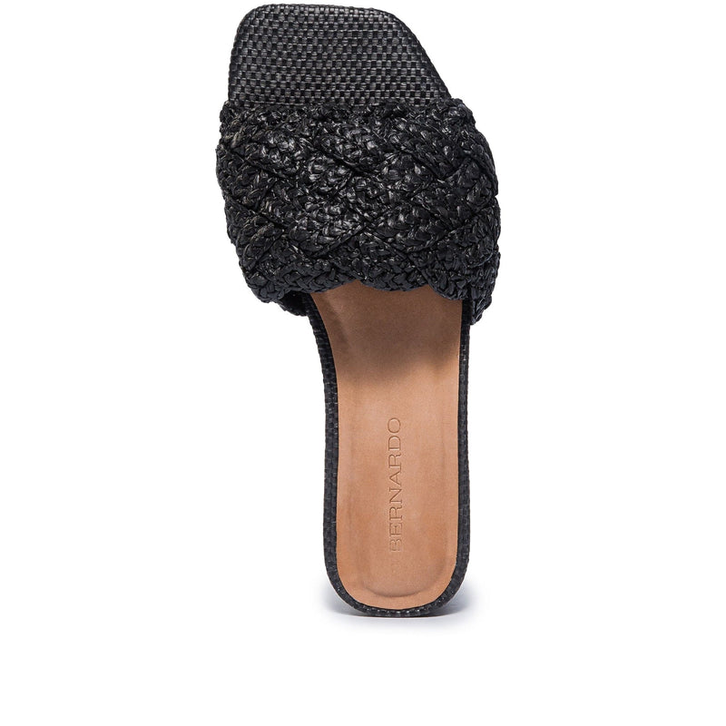 Women Bernardo Pixie Flat Sandals Black | YGY9624FU