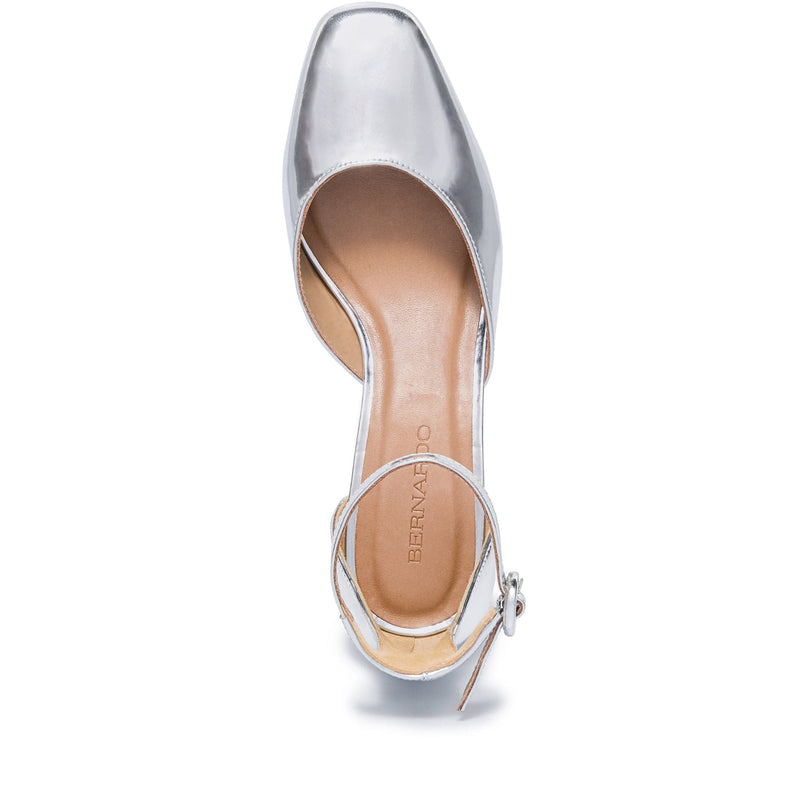 Women Bernardo Remy Mary Jane Pumps Silver | KEB267EI