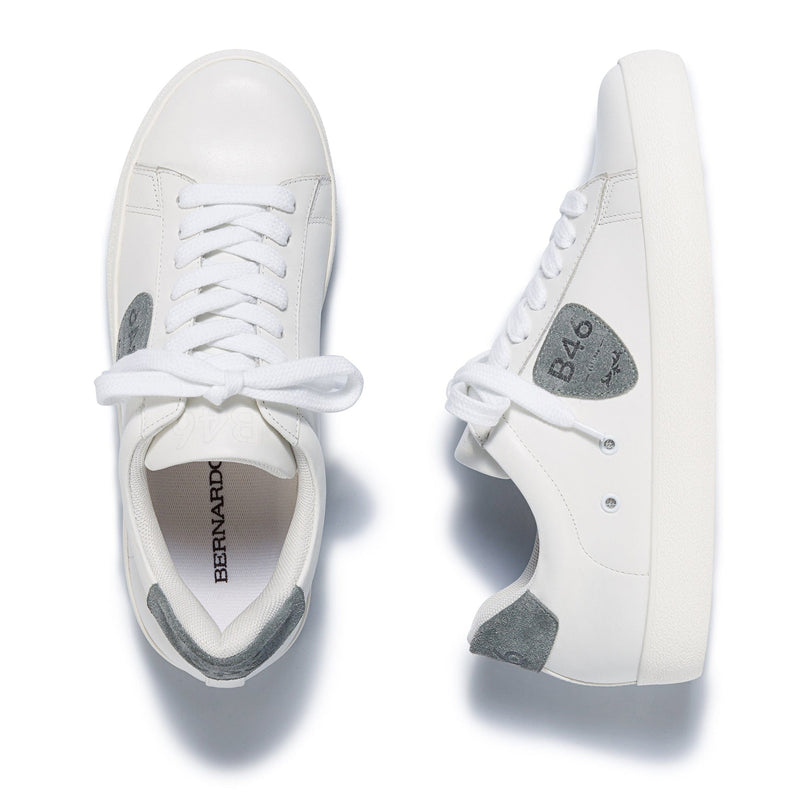 Women Bernardo Tatum Sneakers White Blue | SAS6185PR