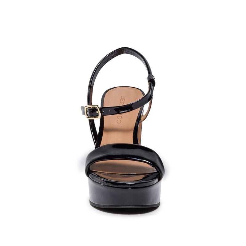 Women Bernardo Ventura Platform Sandals Black | HBF7862EU